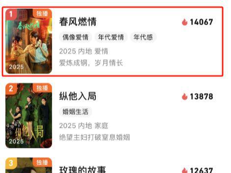 燃情》爆火打脸内娱多少流水线年代剧不朽情缘网站假山假景假脸短剧《春风(图1)
